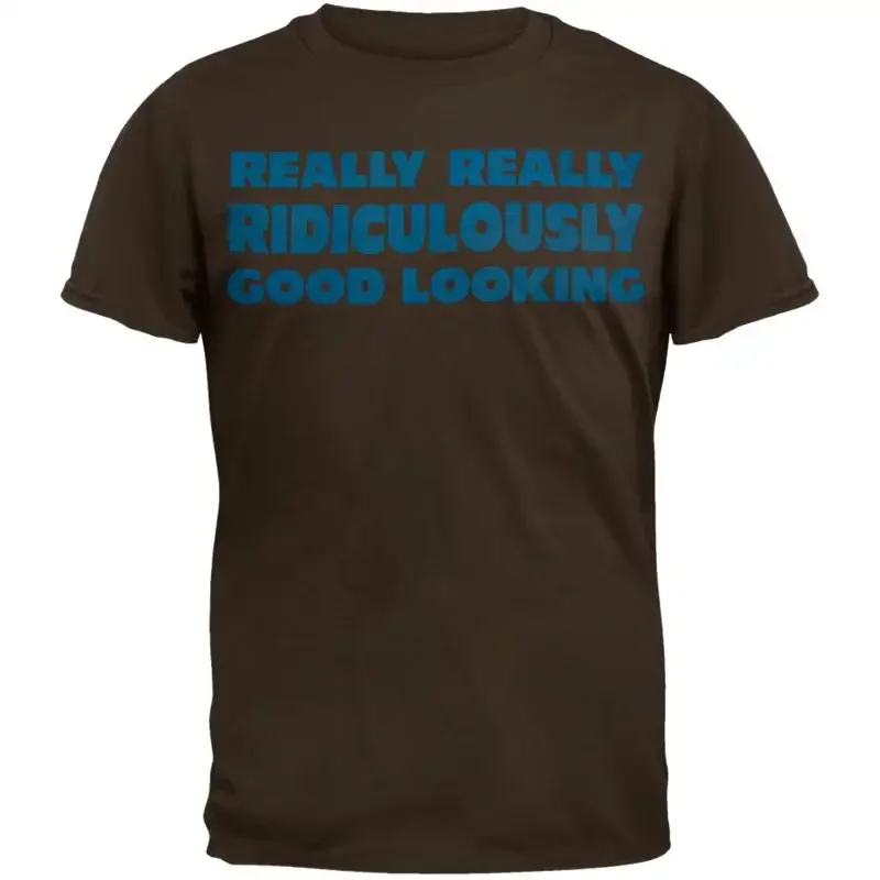 T-shirt Zoolander bleu Good Lookin