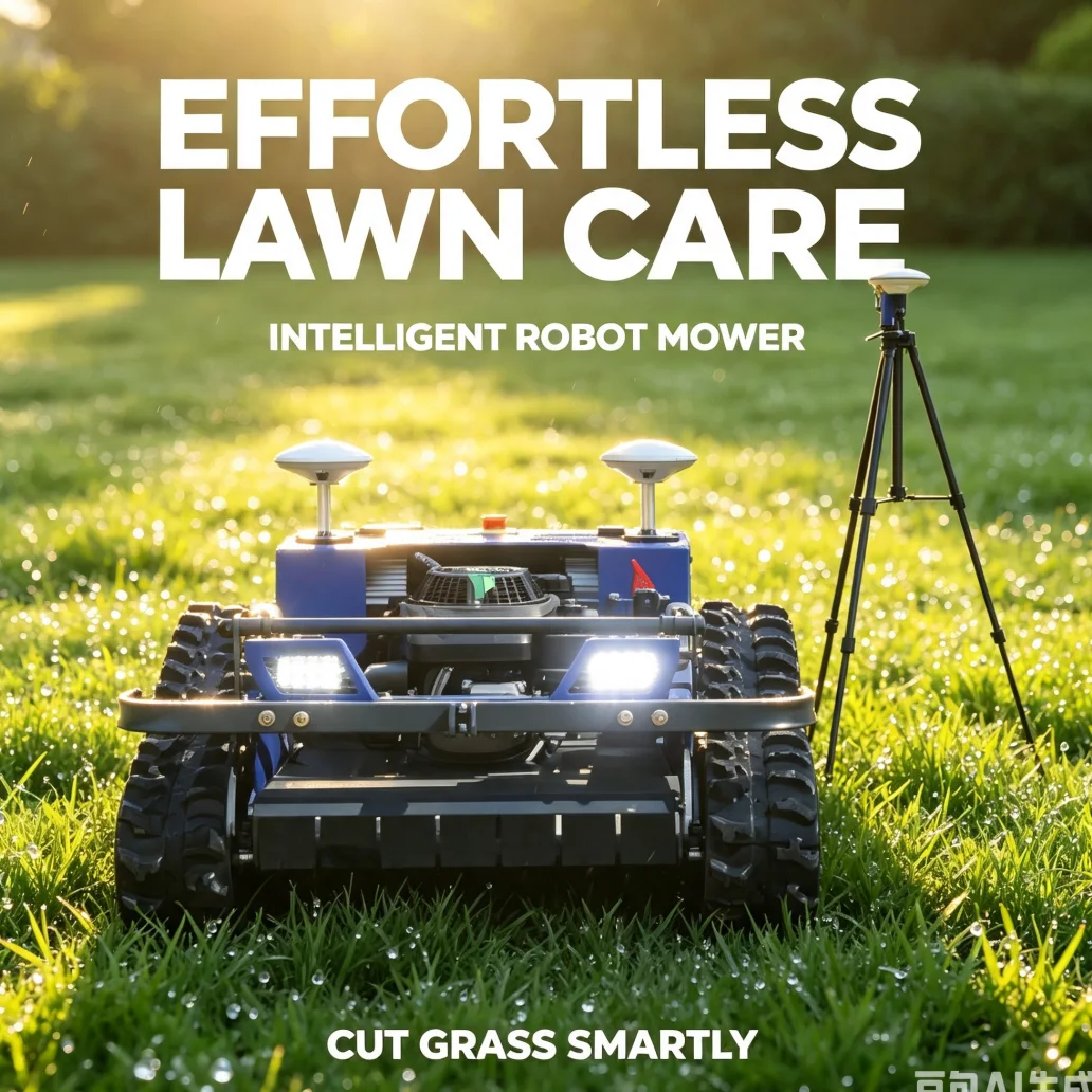 Cuustomized Remote Control Lawn Mower Self Propelled Lawn Mower All Terrain GPS Fast Delivery For Home Lawn