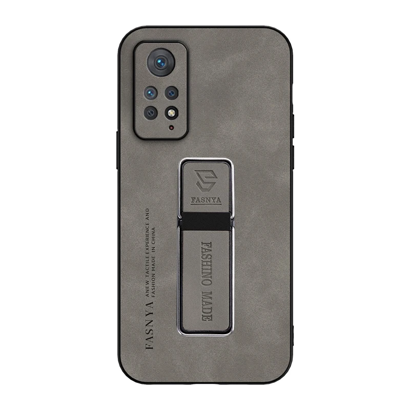 

Luxury Magnetic Leather Holder Phone Case For XIAOMI Redmi Note 11 Pro Plus Note 11T 11S 4G 5G Soft Protection Stand Back Cover