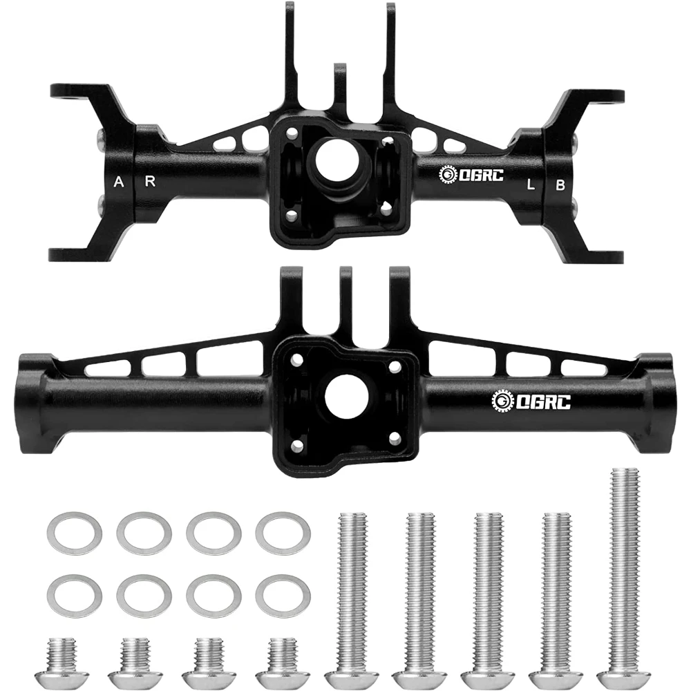 Obudowa osi ze stopu aluminium przednia i tylna oś obudowa dla TRX4M 1/18 Bronco obrońca gąsienica RC ulepszenie samochodu akcesoria