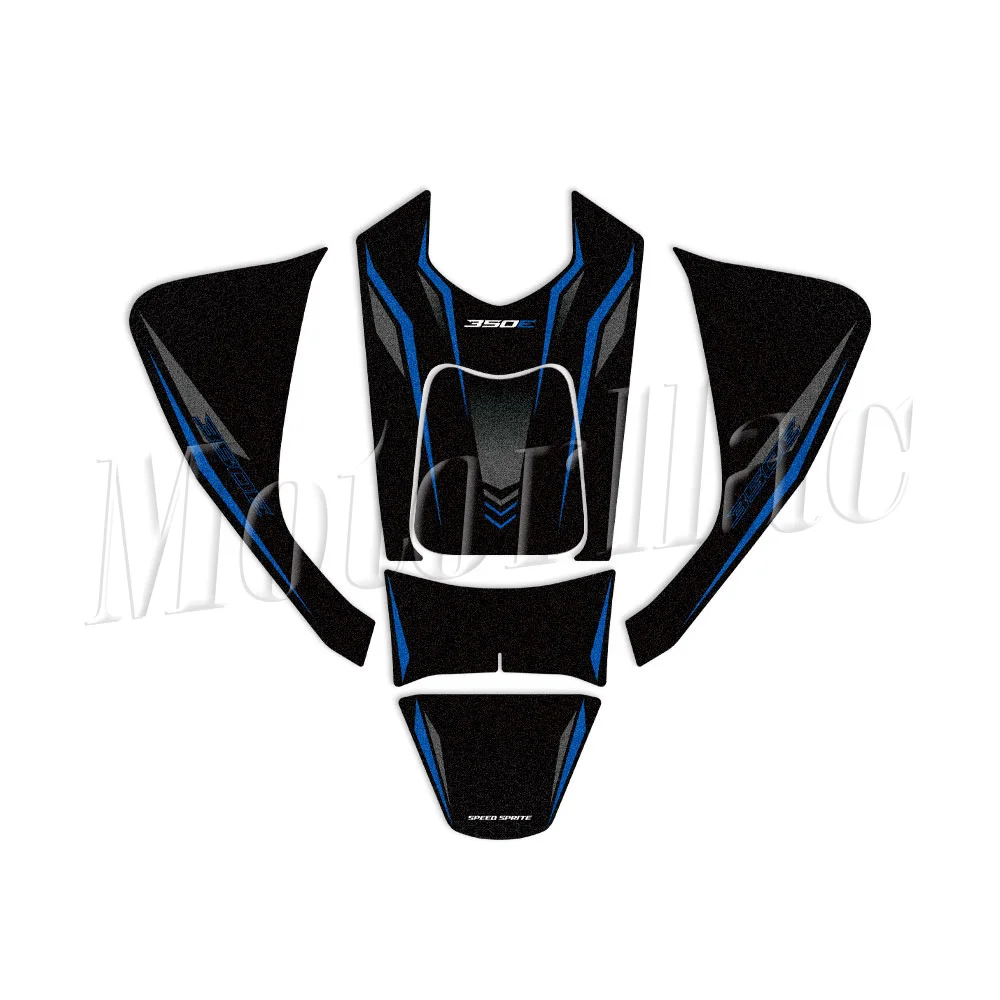 Motorrad-Tankpad-Aufkleber Roller-Schutzfolien Zubehör für Zontes 350 E 350E – Detail 3