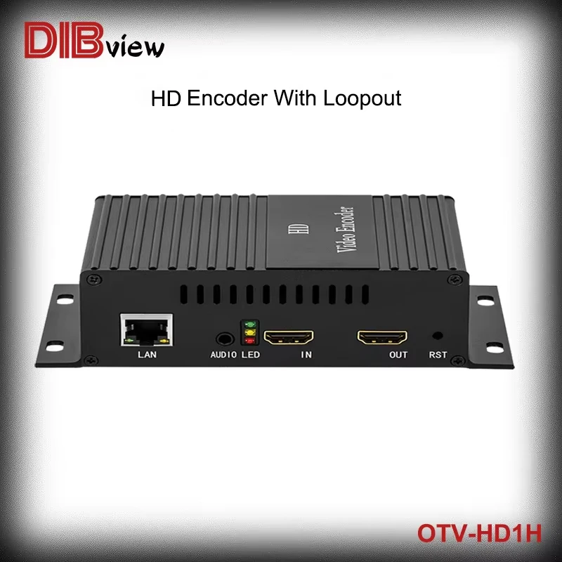 OTV-HD1H HD encoder supports loop-out external audio conference education training live broadcast machine