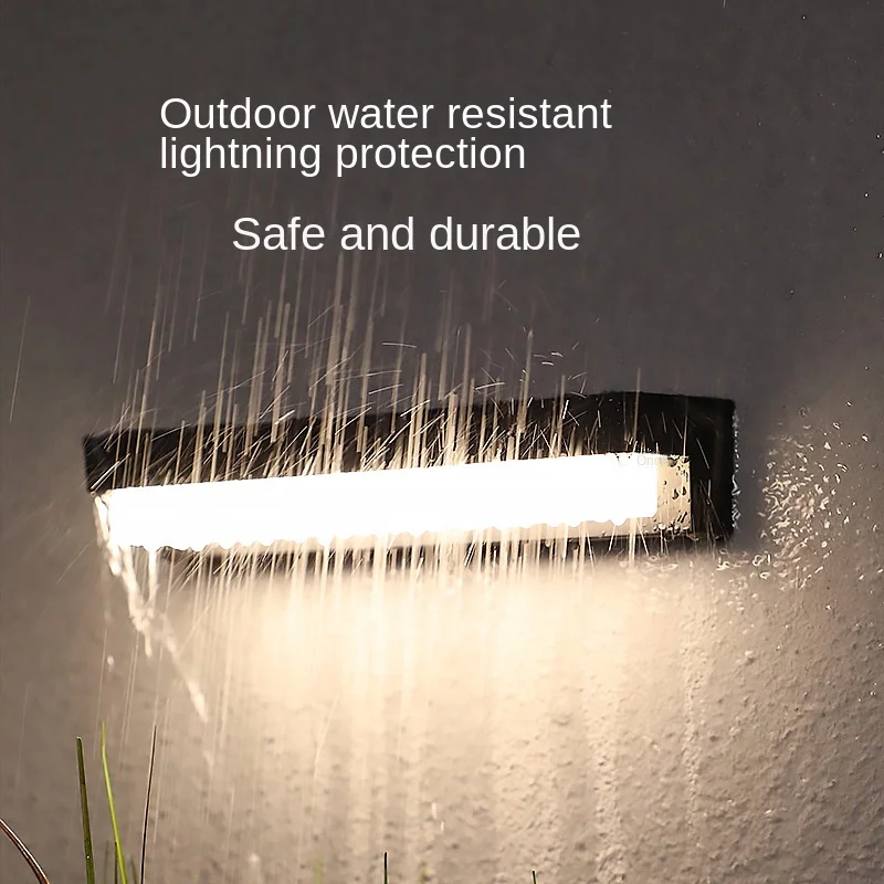 Songman-Outdoor Solar Wall Light, Wireless Square poder de indução humana, impermeável Senior Wall Light, IP65