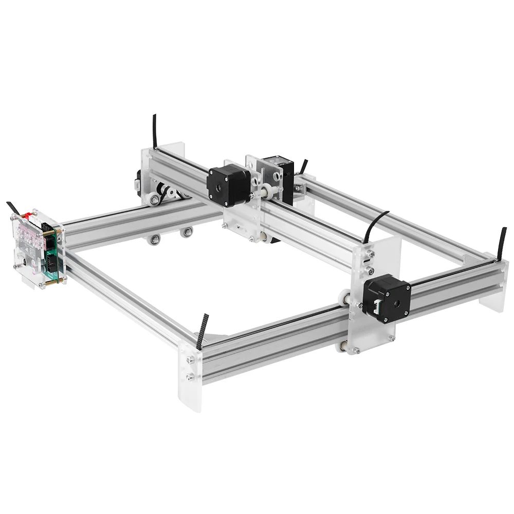 Imagem -02 - Twowin-dual y Axes Máquina de Gravura a Laser Máquina de Gravura Cnc Área de Trabalho 30cm 30cm Mini Máquina de Gravura para Couro de Madeira