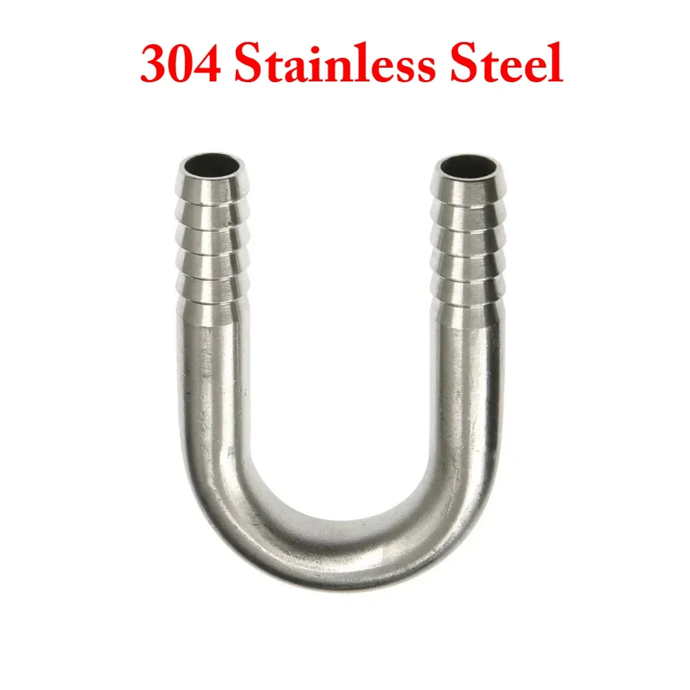 6 8 10 12 13 14 15 16 20 25  mm Hose Barb U Shape 2 Ways Hosetail Splitter 304 Stainless Steel Water Gas Air