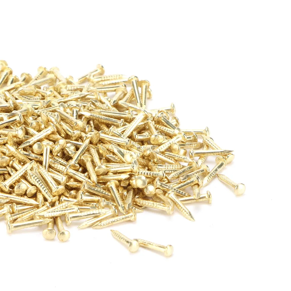 

100 шт. мебельных петель, латунные мини-петли 10x8 мм, золотистые латунные петли в ретро-стиле с винтами, складные миниатюрные мебельные петли