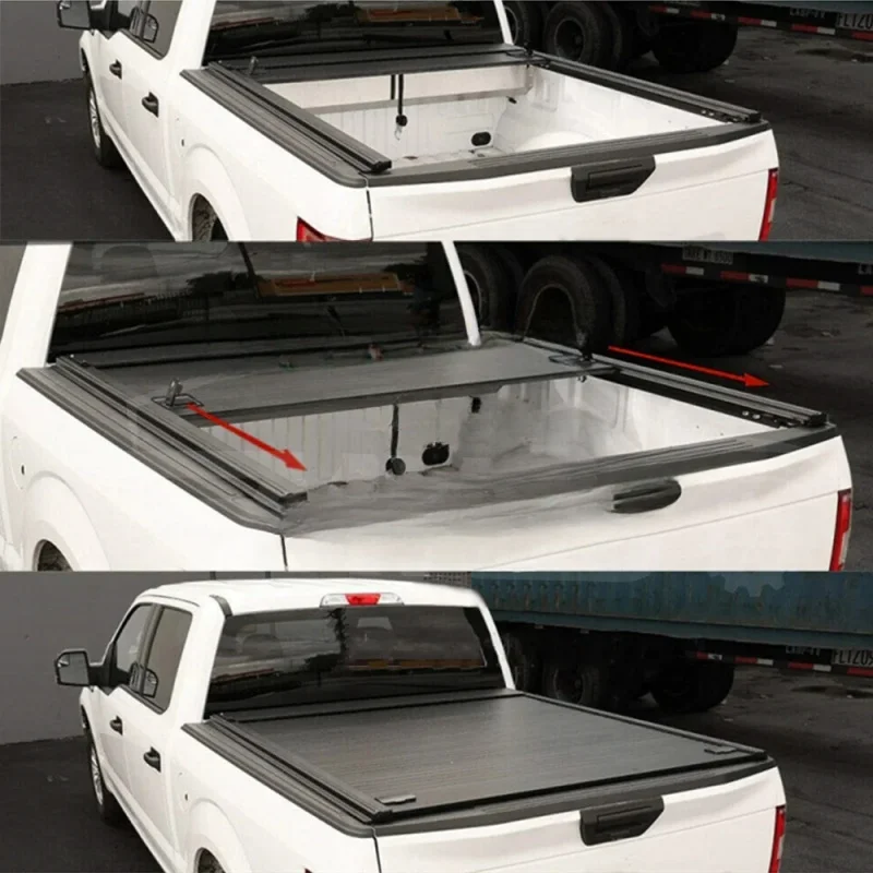 Heavy Duty Universal Aluminum Alloy Roller Shutter Cover Pickup Truck Bed Exterior Accessories