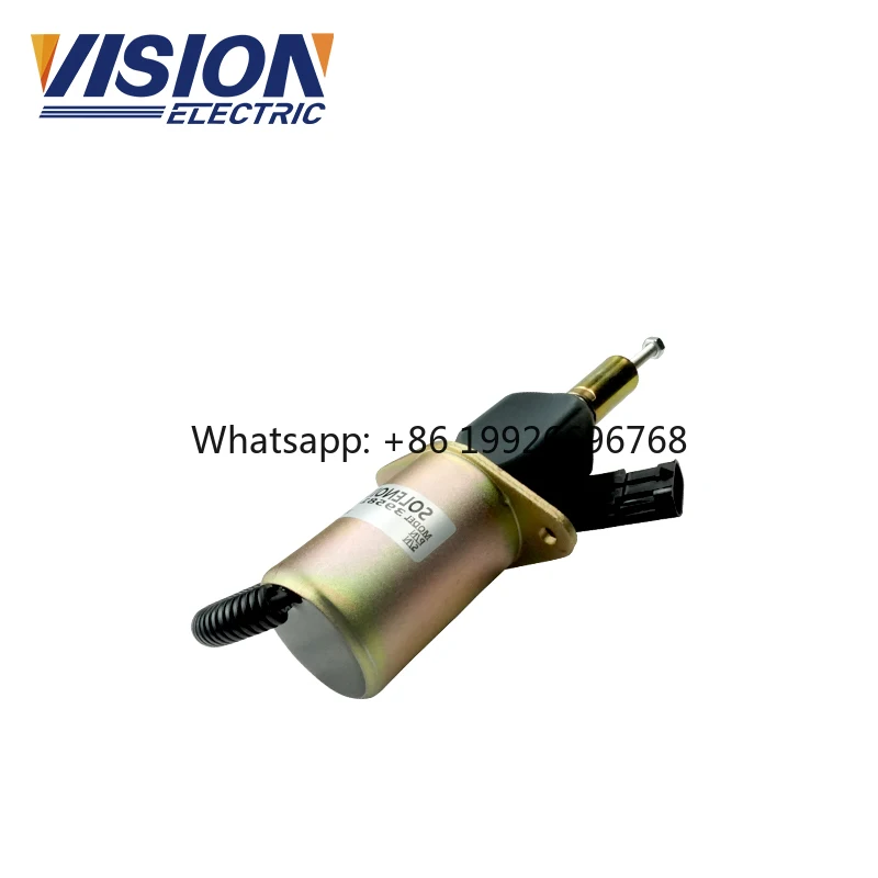 

VISION 3958160 Fuel Stop Solenoid Actuator for Diesel Engine 3958160 Generator Parts Fuel Diesel Shut Down Solenoid 3958160
