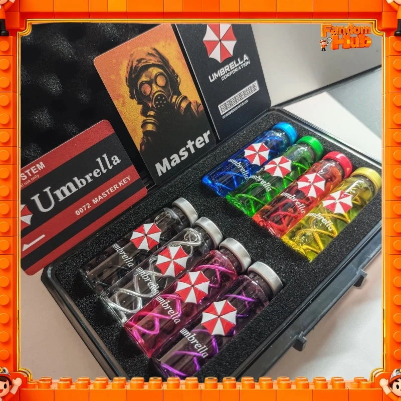 

2026 Resident Evil/Биологическая опасность, Т-вирус ручной работы, флакон с образцом-модель игрушки, реквизит для косплея, украшение, игрушка, подарок для фанатов