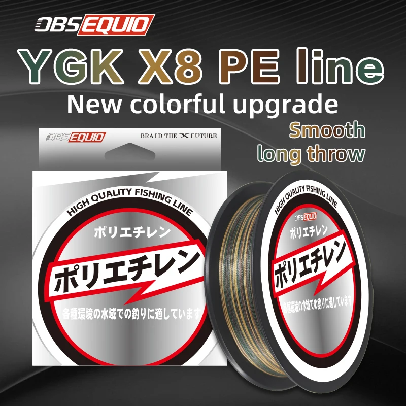 OBSEQUIO X8 Geflochtene Angelschnur, 8 Stränge, Geflecht, 100 m, 150 m, 200 m, PE-Schnur, ultraglattes Multifilament, japanische Angelschnur, Pesca