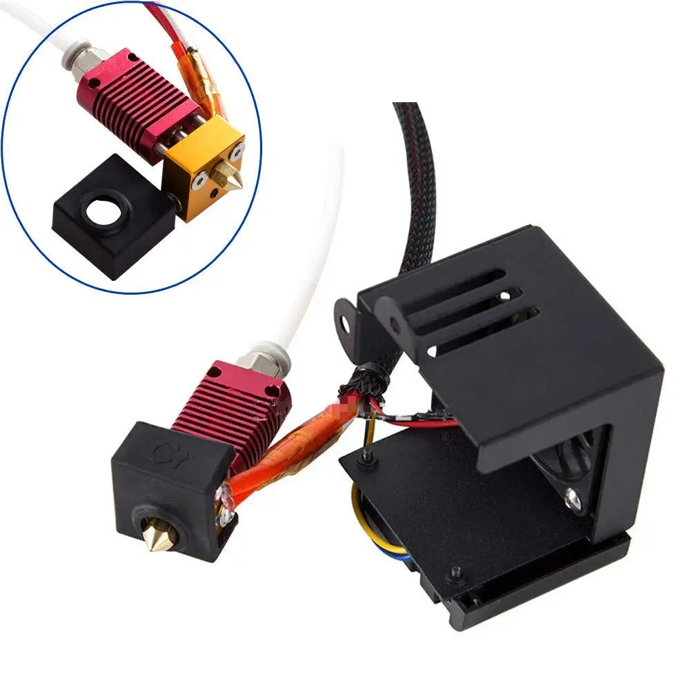 Hotend 24V 40W Full Assembled Extruder Kit Accessories with Silicone Cover for Ender 3, Ender 3 Pro 3D Printer