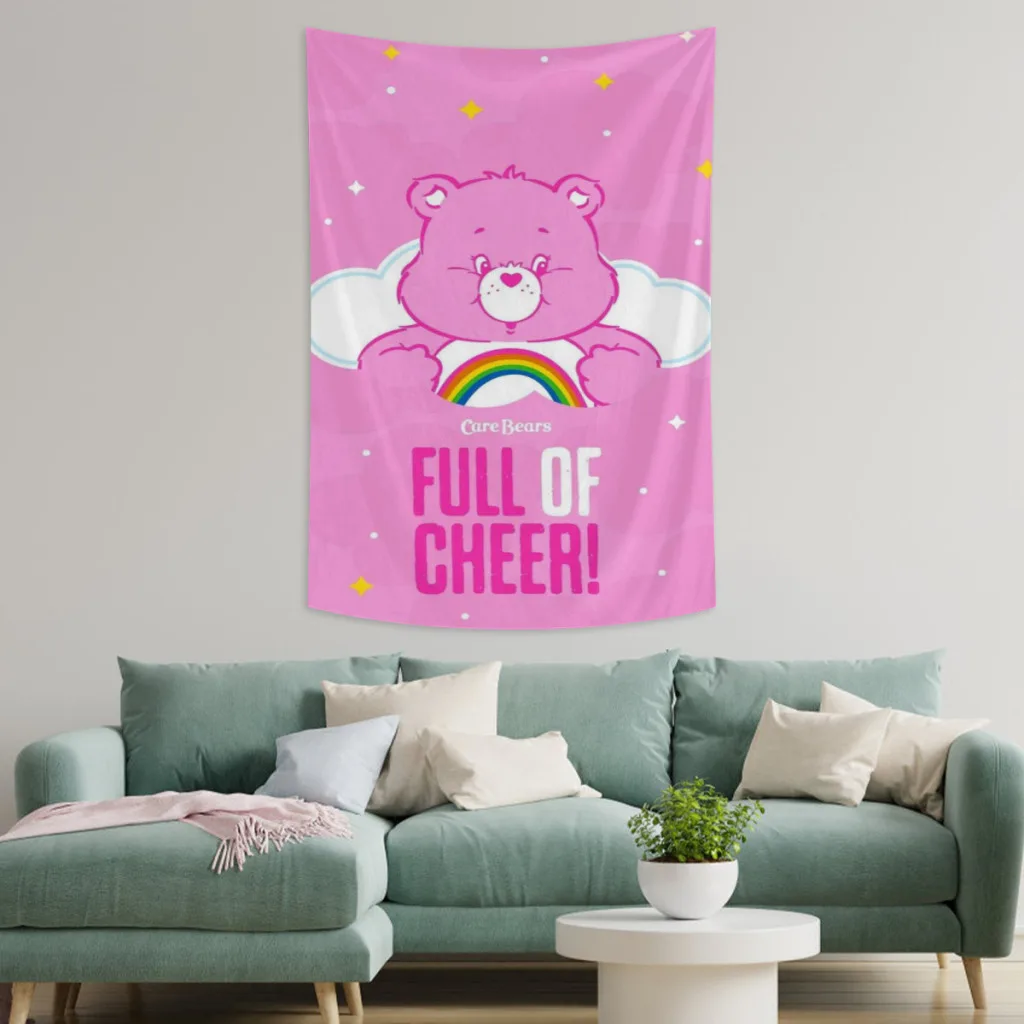 Care Bears Tapestry  Room Décor Aesthetic Home Decoration Bedroom Wall Art