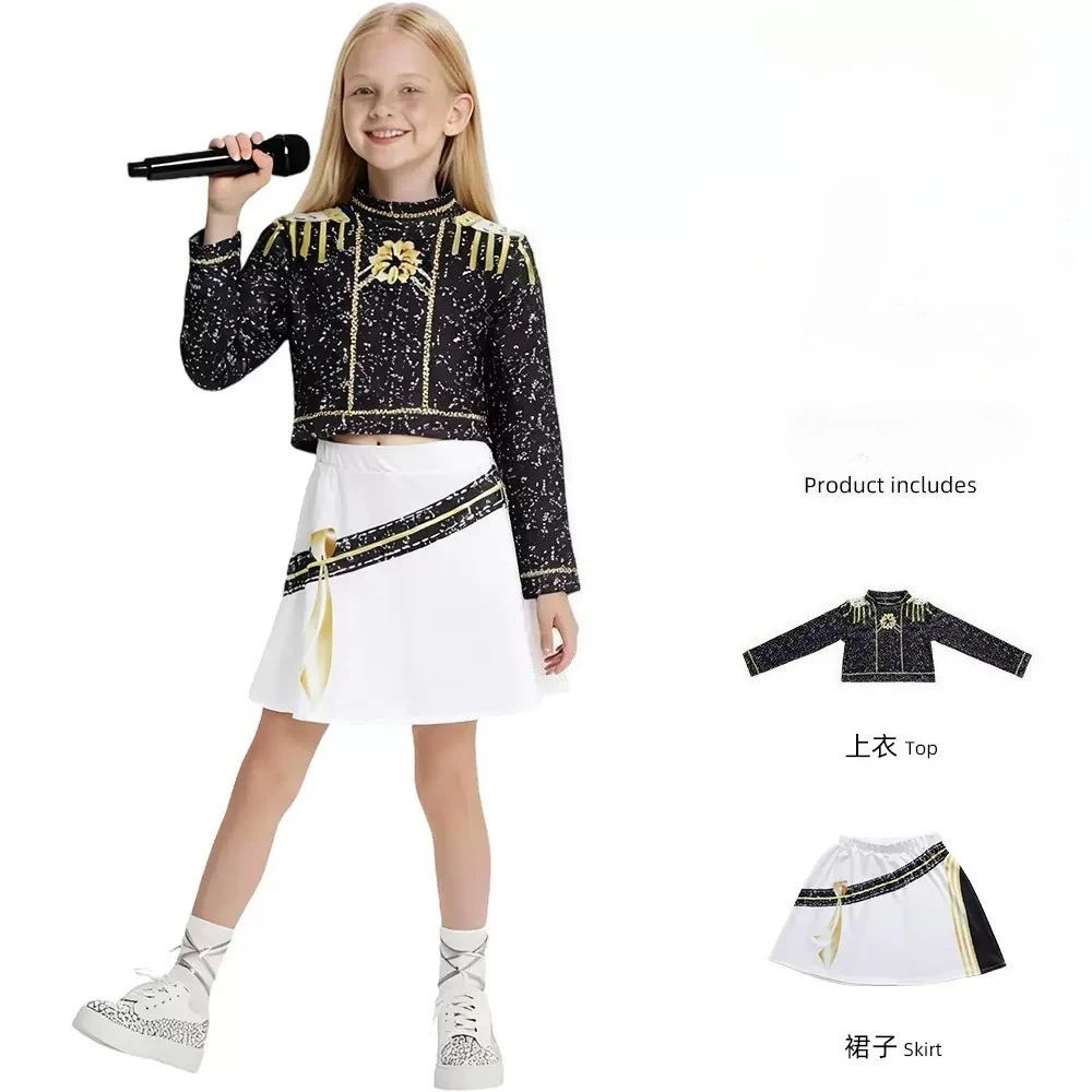 Korean Film Role-Play Clothing Girl Group Kids Costume Outfit Favorite Stage Performance Clothes Halloween Warrior Dress Up - view 3