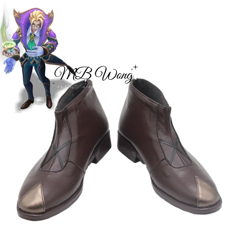 

Game LOL Cafe Cuties Vladimir Chromas Cosplay Shoes Cosplay Boot Role Play Halloween Carnival Christmas Party Outfit Prop Custom