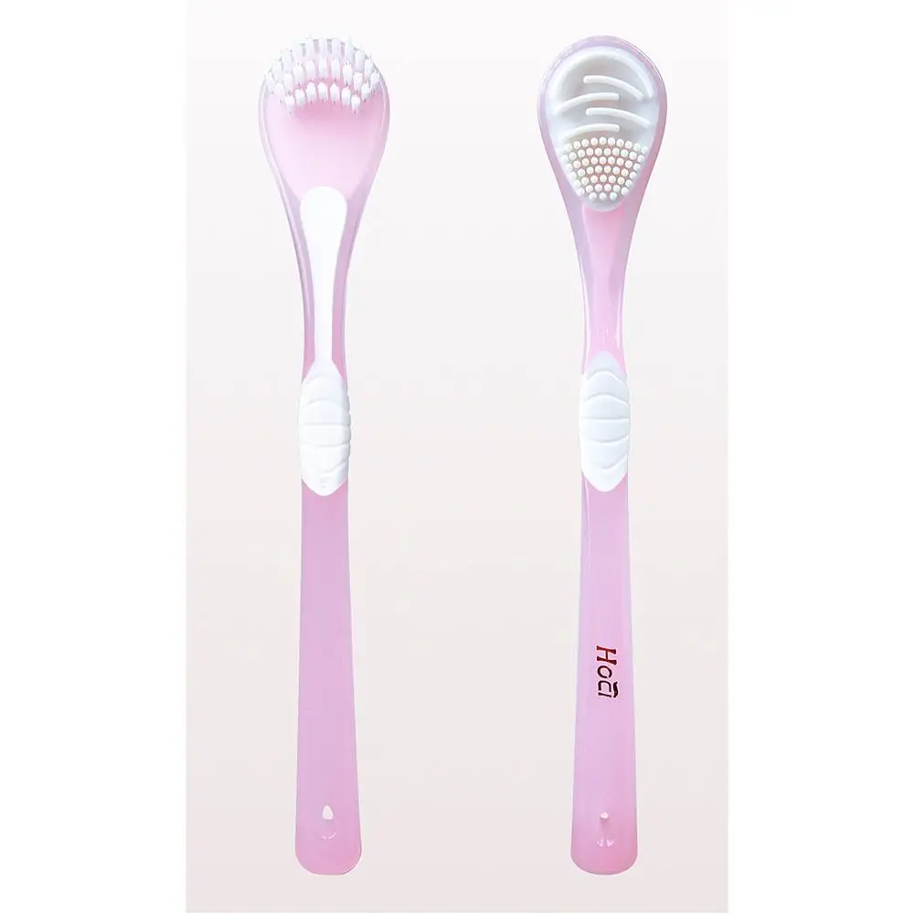 Antiskid Tongue Scraper Antibacterial Activity Clean Tongue Coating Cleaning Brush Efficient Multifunctional