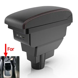For Opel Corsa D Armrest box For Opel Corsa Car armrest backrest Interior parts storage box Retrofit parts Car accessories