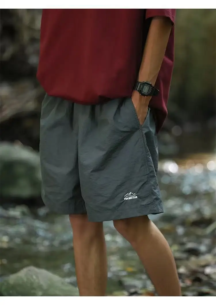 Outdoor solid shorts quick quick Beach five-part pants fm662