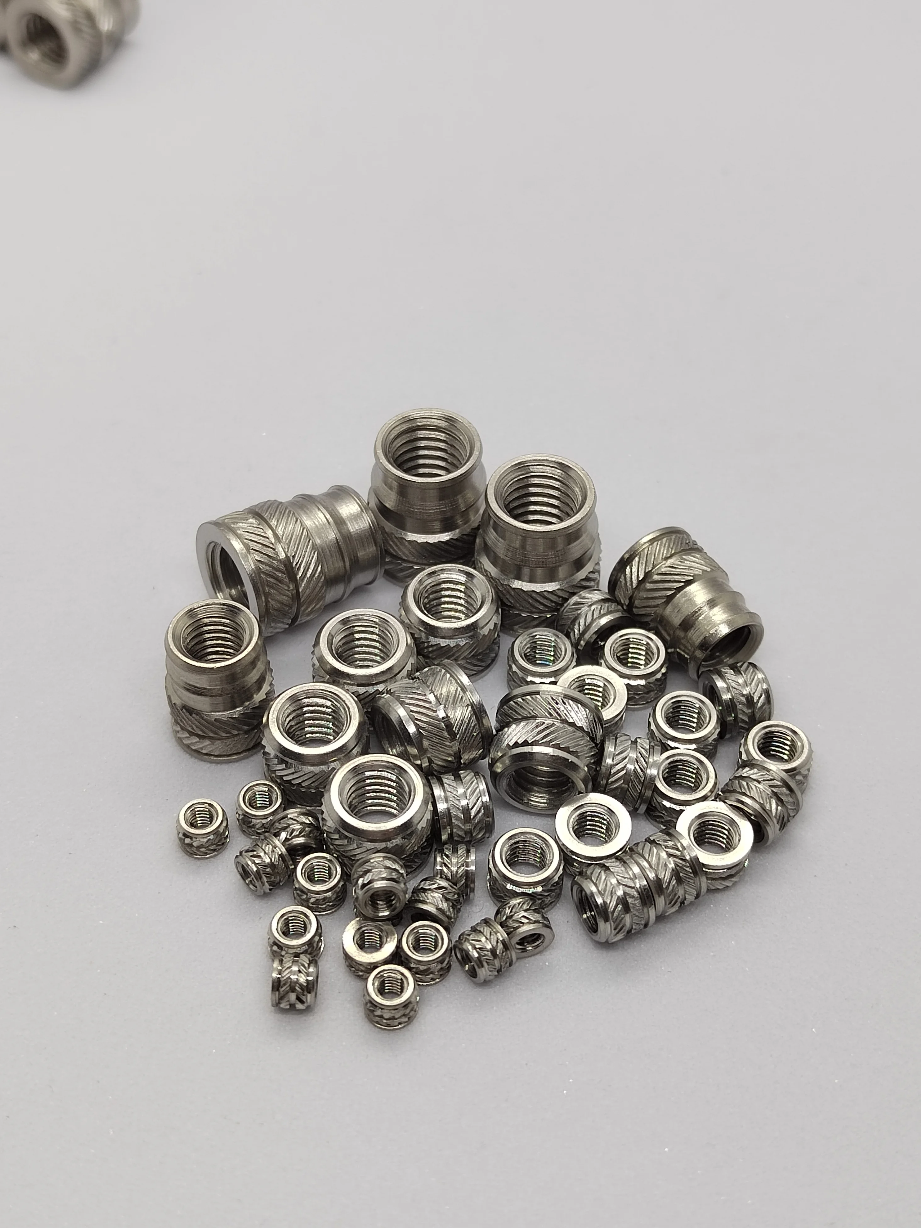 M3 M4 M5 Stainless Steel Heat Set Insert Nuts For 3d Printer Hot Melt Threaded Insertion Injection Molding Embedment Nut