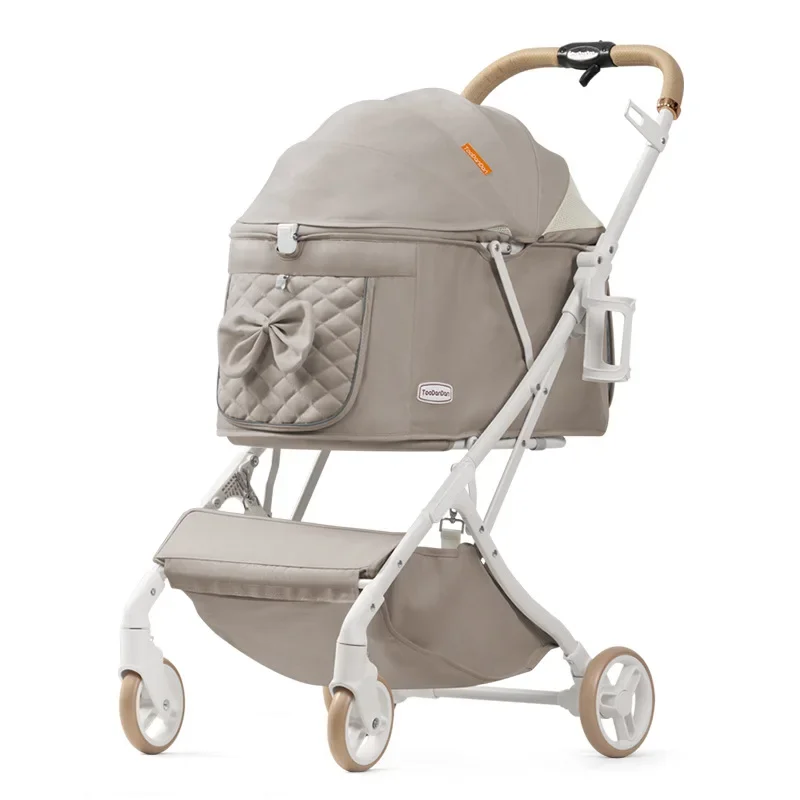 Outdoor Puppy Kinderwagen Kat Hond Reizen Ademend Kinderwagen Lichtgewicht Handig Opvouwbare Kleine Middelgrote Kinderwagen Producten