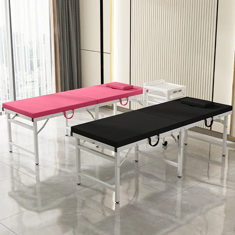 Foldable massage treatment bed Household portable portable bed