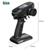 DUMBORC DDF-350 10CH 2.4GHz 送信機 HD スクリーンリモコン 4/6/10CH ジャイロ受信機 RC カータンクボートロボットモデルおもちゃ 6