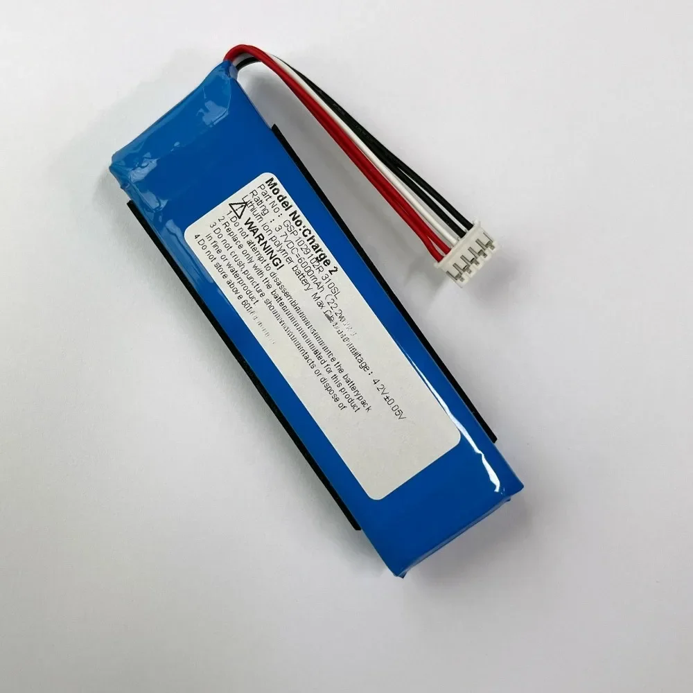 6000mAh GSP1029102R Charge2 Speaker Battery For JBL Charge 2+ Charge 2 Plus /Charge 3 2015 Version Player Battery