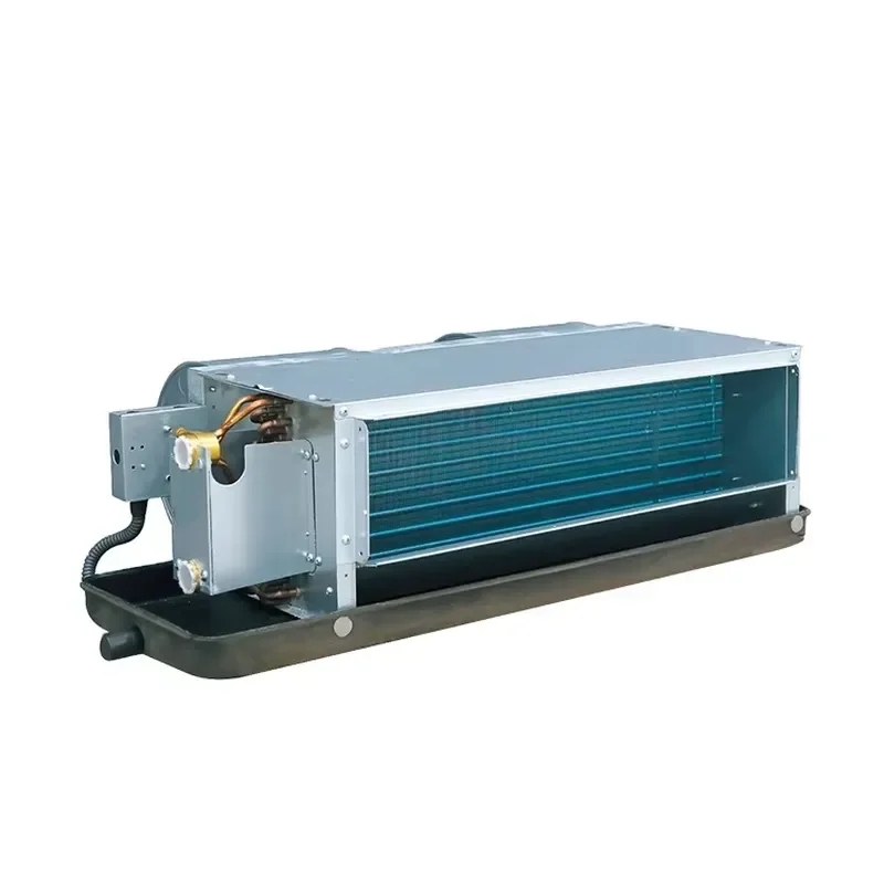 CE Certificate Ceiling Concealed Hot Chiller Water 2 Pipes 4 Rows Fan Coil Unit