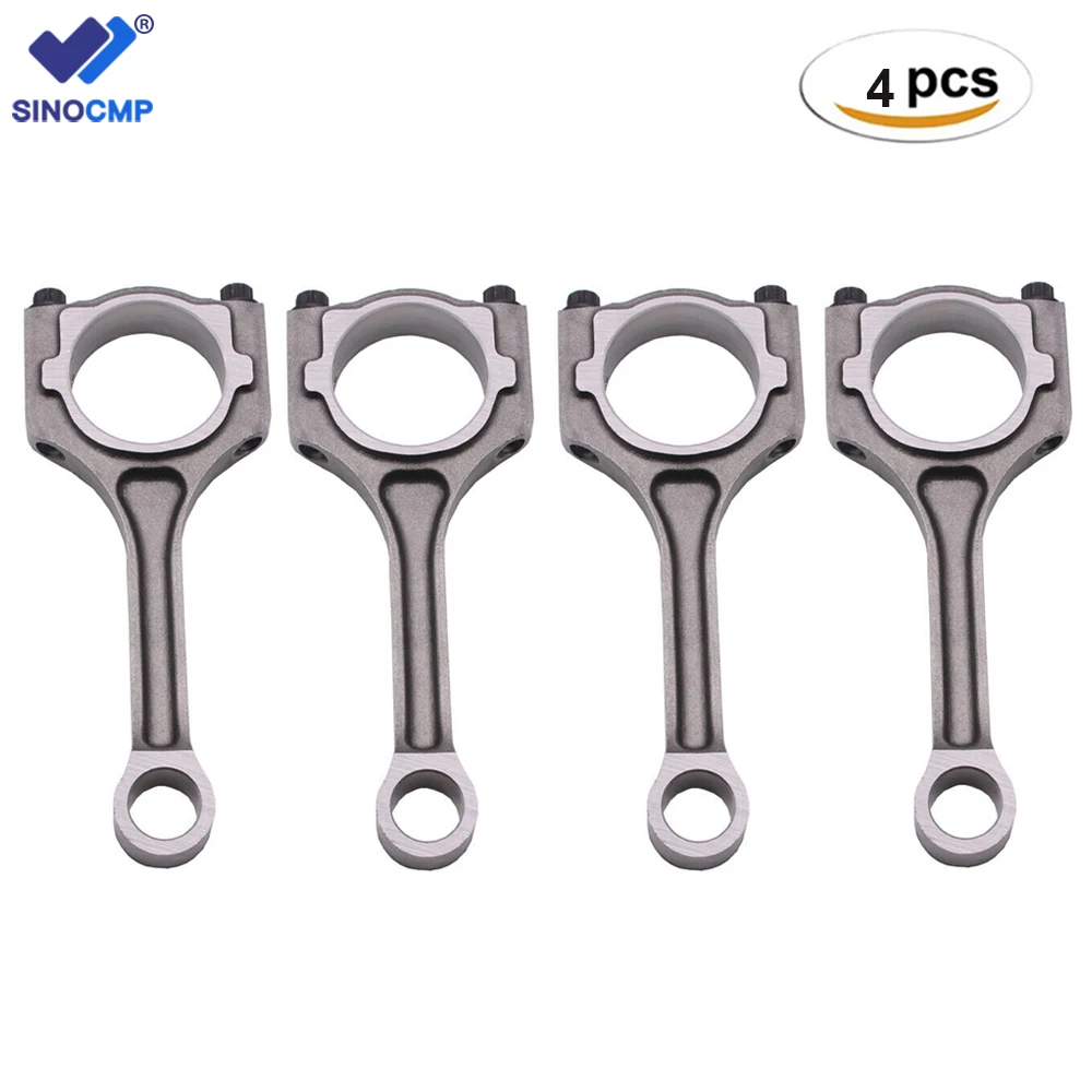 4pcs G4FD G4FC Connecting Rod set Fits for 2010-2018 Kia Soul Rio Hyundai Accent 1.6L 23510-2B010 23510-2B000 235102B010