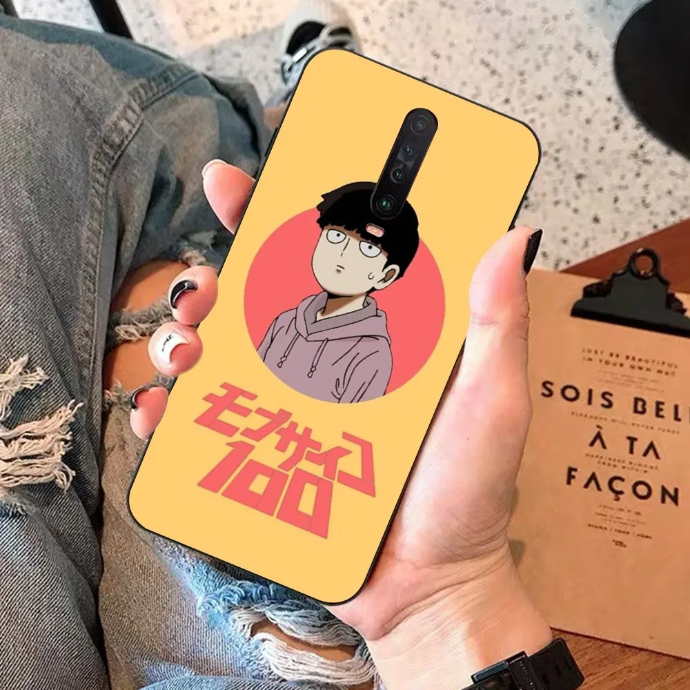 Anime Mob Psycho 100 Telefoon Case Voor Redmi 5 6 7 8 9 10 plus pro 6 7 8 9 EEN GAAN K20 K30 K40 pro plus F3 Fundas