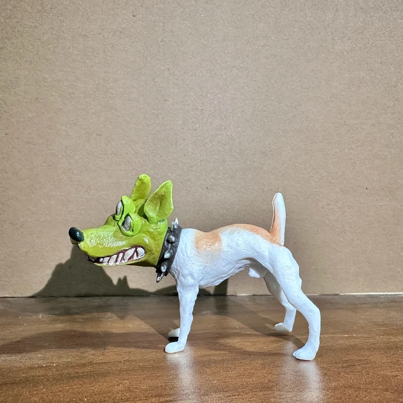 7 سنتيمتر قناع الكلب عمل أرقام تمثال أنيمي الشكل قناع نموذج تمثال سطح المكتب ديكور الحلي عطلة هدايا الأطفال اللعب