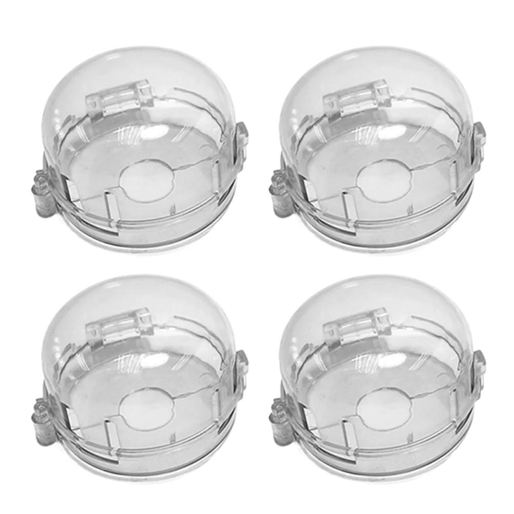 4 Pcs Switch Cover Protection Lock Stove Child Safety Guard Cooker Knob Oven Furnace