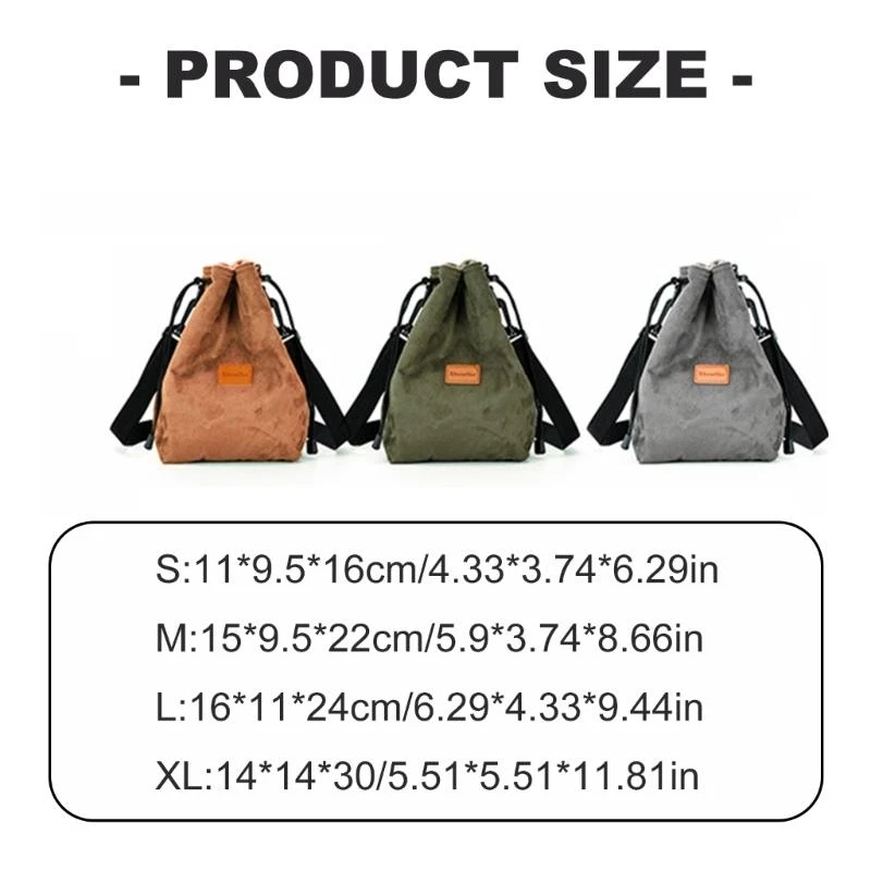 حقيبة الكاميرا Camera Case Cashring Bag Vintage DSLR Camera Bag علبة عدسة ناعمة مع حزام Shouder لحالة تخزين الكاميرا .066A