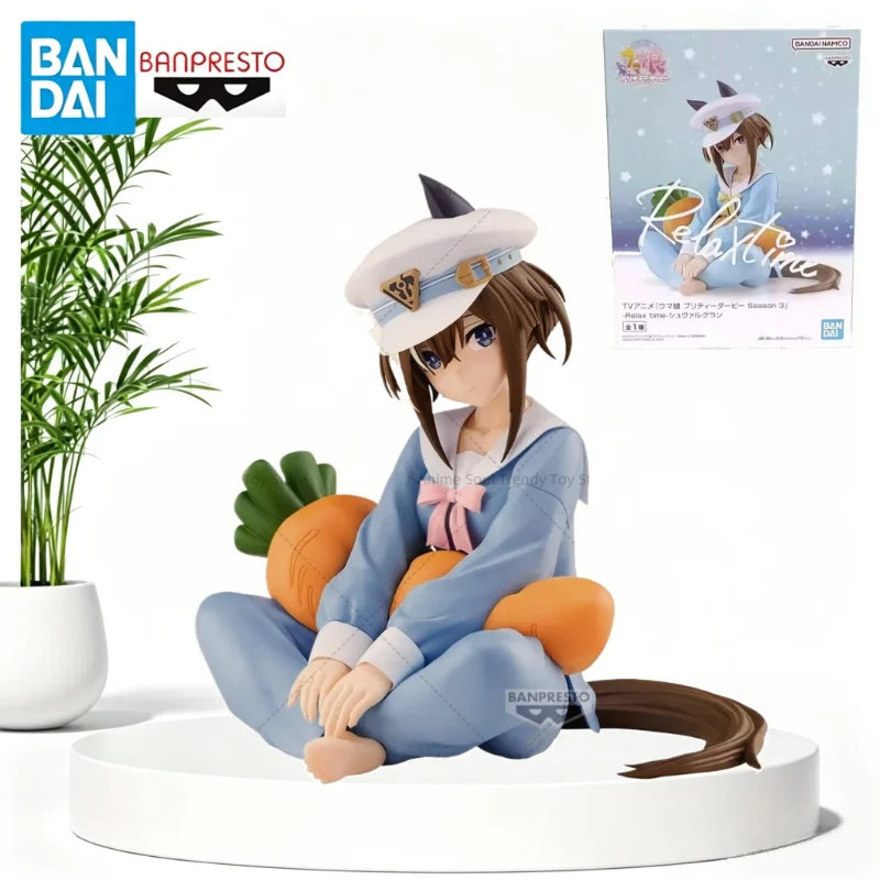 Bandai Relax Time Figura de anime Modelo Cheval Grand Umamusume: Pretty Derby Temporada 3 Otra versión Anime Juguetes coleccionables AS