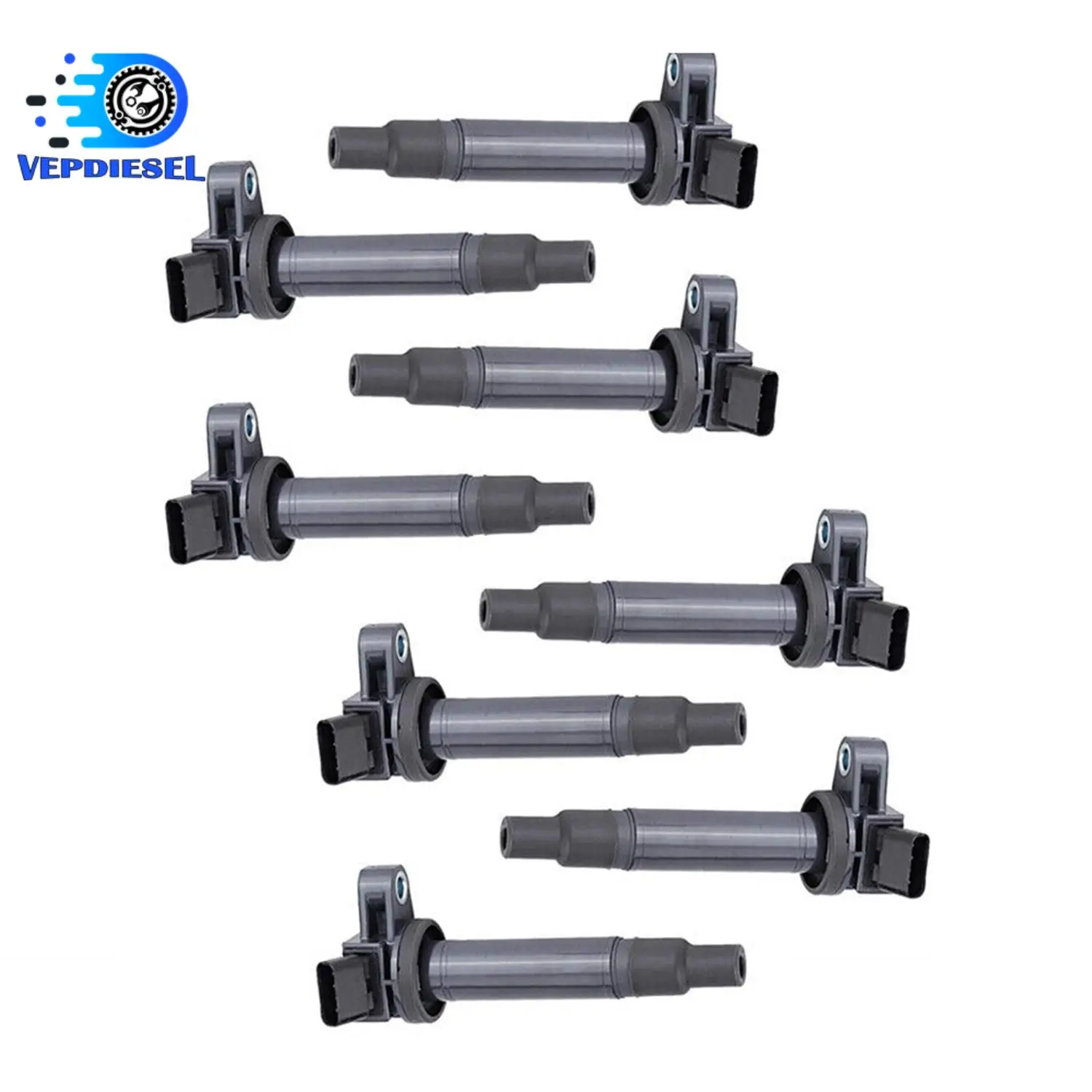 

8pcs Ignition Coil For TOYOTA Tundra Sequoia LEXUS 4.7L V8 90080-19027 90080-91180 90919-01210 90919-02230 90919-02249 Car Parts