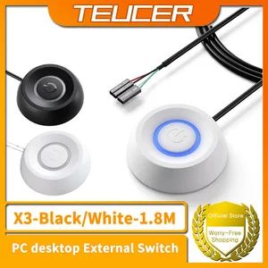 Tecere Cabo de Desktop Computererweiterung, LED -Lichtschalter, externer Start, Netzschalter, PC, x3, 1,8 m 8 Hauptverkäufe viele gebrauchte Mobiltelefone - №1