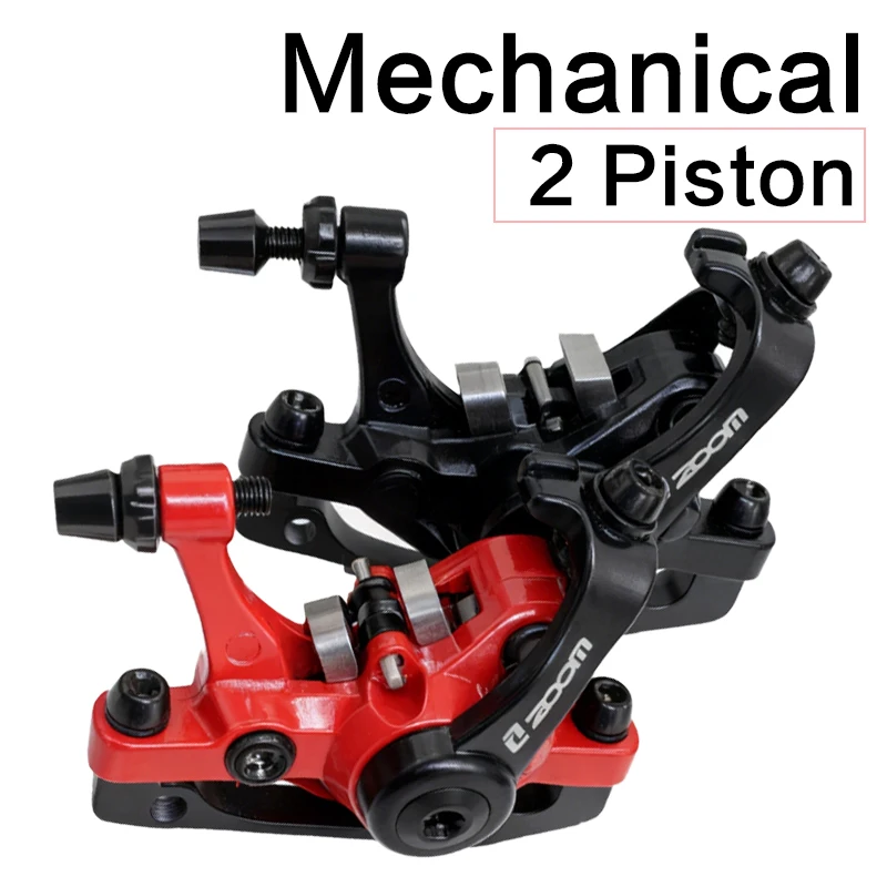 

ZOOM 2 Piston Mechanical Disc Brake Caliper Brakes Road Mtb Mountain Bike 2-piston Bicycle Brake Caliper Rear Front for Shimano
