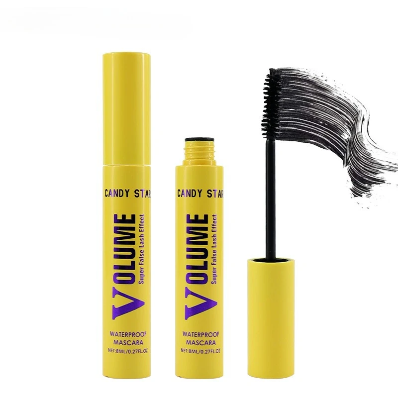 มาสคาร่ากันน้ำ สูตรเพิ่มความยาวและเพิ่มวอลลุ่ม ป้องกันการเลอะเปื้อน สำหรับขนตาโค้งงอนอย่างเป็นธรรมชาติ ติดทนนานตลอดวัน ไม่เป็นขุย เครื่องสำอาง