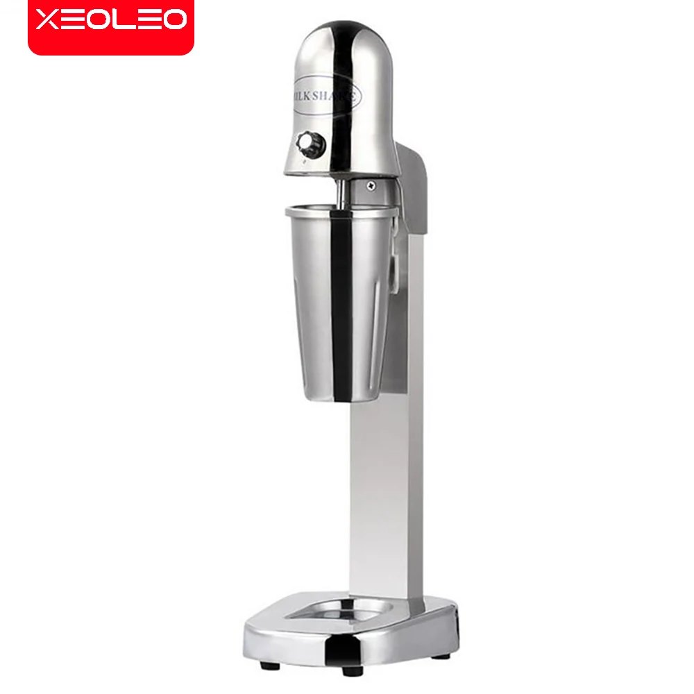 XEOLEO Stainless Steel Milkshaker Commercial Milk Shake Machine Bubble Tea Stirring 18000rpm Double Speed Mixer Beverage Stirre