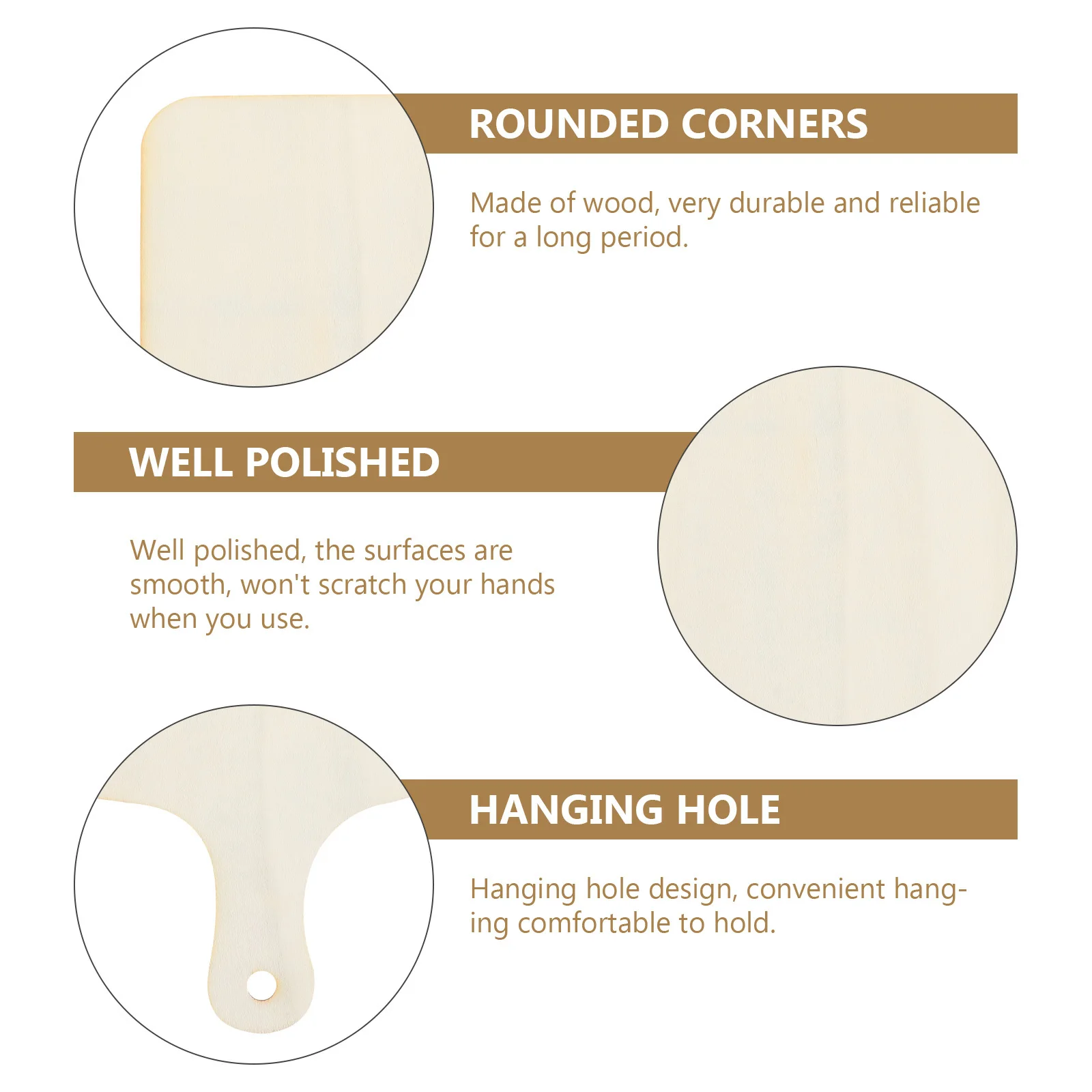 

2pcs Mini Wooden Cutting Board Blank Chopping Board Bread Tray Smooth Polished Wood Food Serving Tray For Kitchen Home Decor