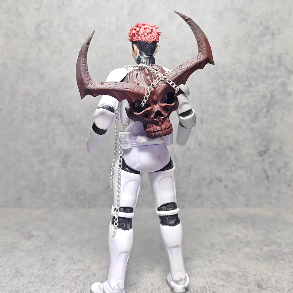 1/6 1/12 Scene Accessories Storm Axe Thor Hammer Surtr Bull Head Crown Winter Soldier Mask Glasses for 12" 6" Action Figure Body view 5