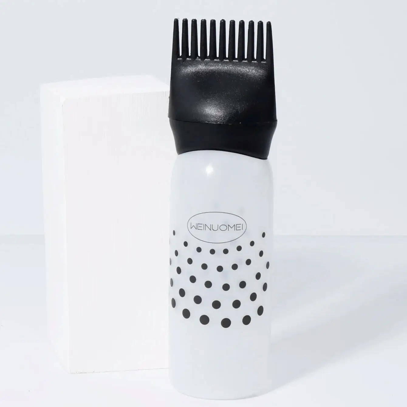 Plastic dyed shampoo bottle, hair salon hair dye tool, suitable for home hairdressing and hair salons,special for real hair wigs