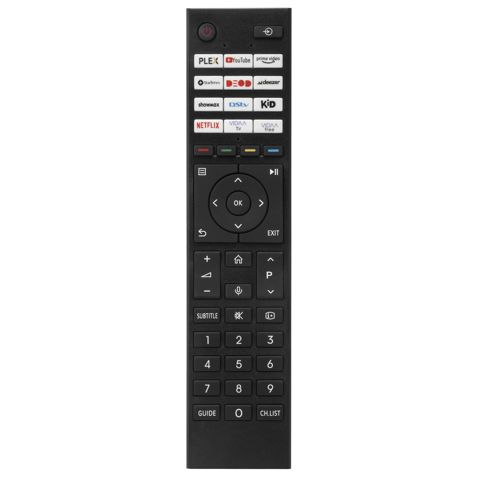 Remote Control Fit for Toshiba Smart TV CT95067 With PLEX YOUTUBE PRIME-VIDEO STARTIMES DEOD DEEZER SHOWMAX DSTV