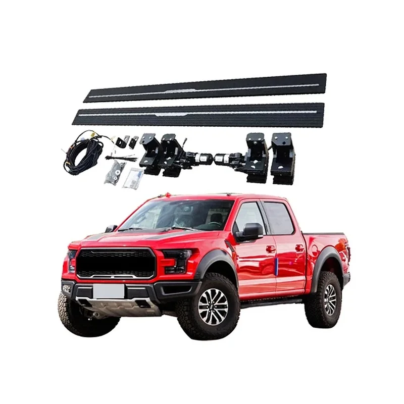 High Quality Aluminum Automatic Running Boards Power Side Bars Electric Side Steps Fit F150