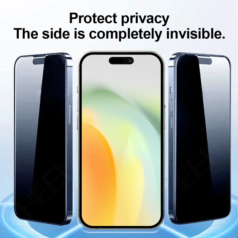 2 قطعة واقي شاشة الهاتف الخصوصية آيفون 17 برو ماكس الزجاج المقسى 16 15 الزجاج الهاتف الذكي 14 زائد 13 طبقة رقيقة واقية 12 11 #4