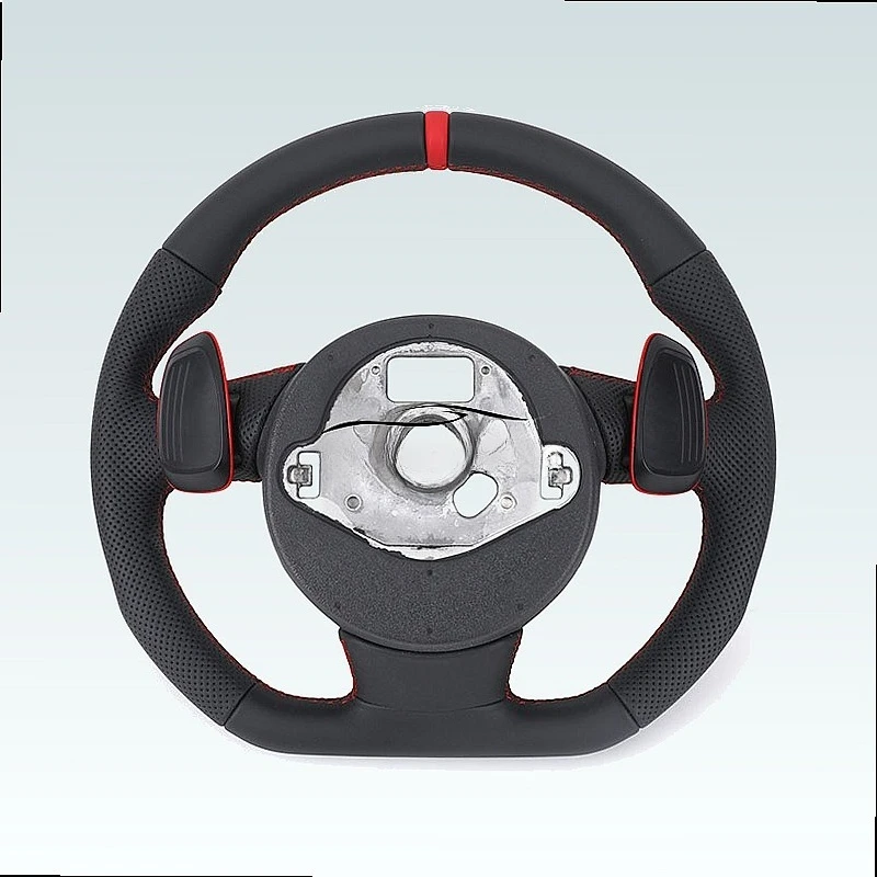 RS Sports Red Slider Half-Punched  Steering Wheel forA3 A4 A5 A6 Q3 Q5 Q7 R8 RS3 RS4 RS5 RS6 RS7 TT