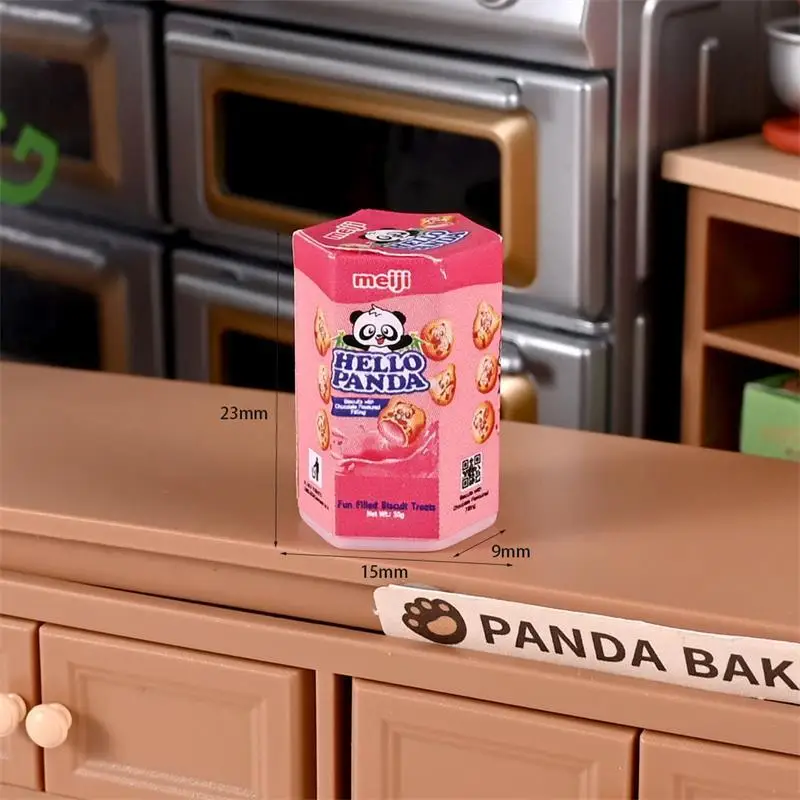 10 pçs casa de bonecas em miniatura simulação balde biscoito lanches modelo comida brinquedo ornamentos casa boneca acessórios crianças fingir brinquedo presente