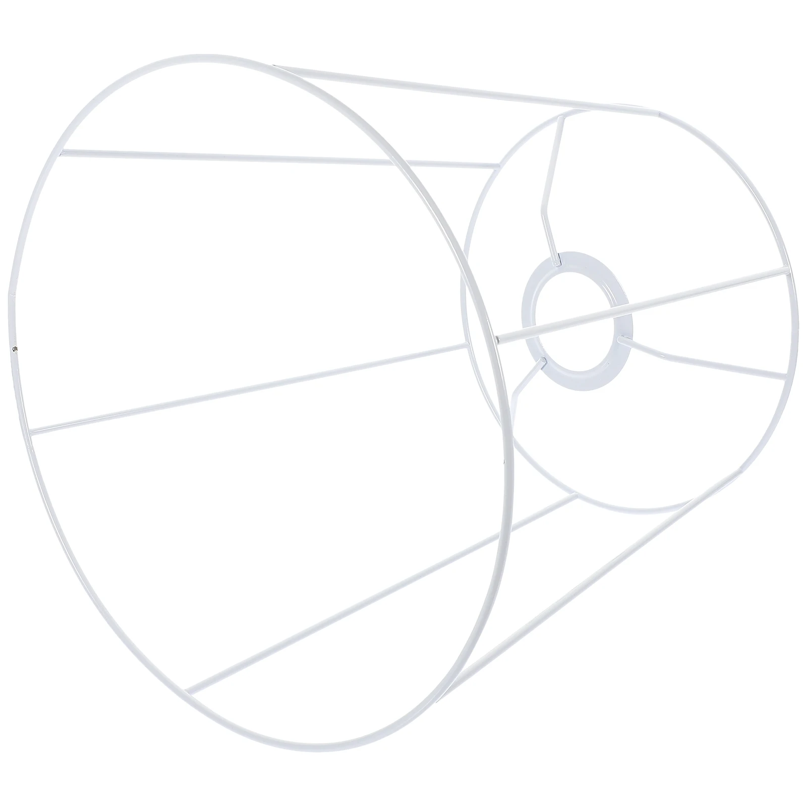 

E27 Lampshade 18-25cm Wire Cage Guard Lamp Shade Holder Vintage Ring for Chandelier Light Covers Metal Support DIY Craft