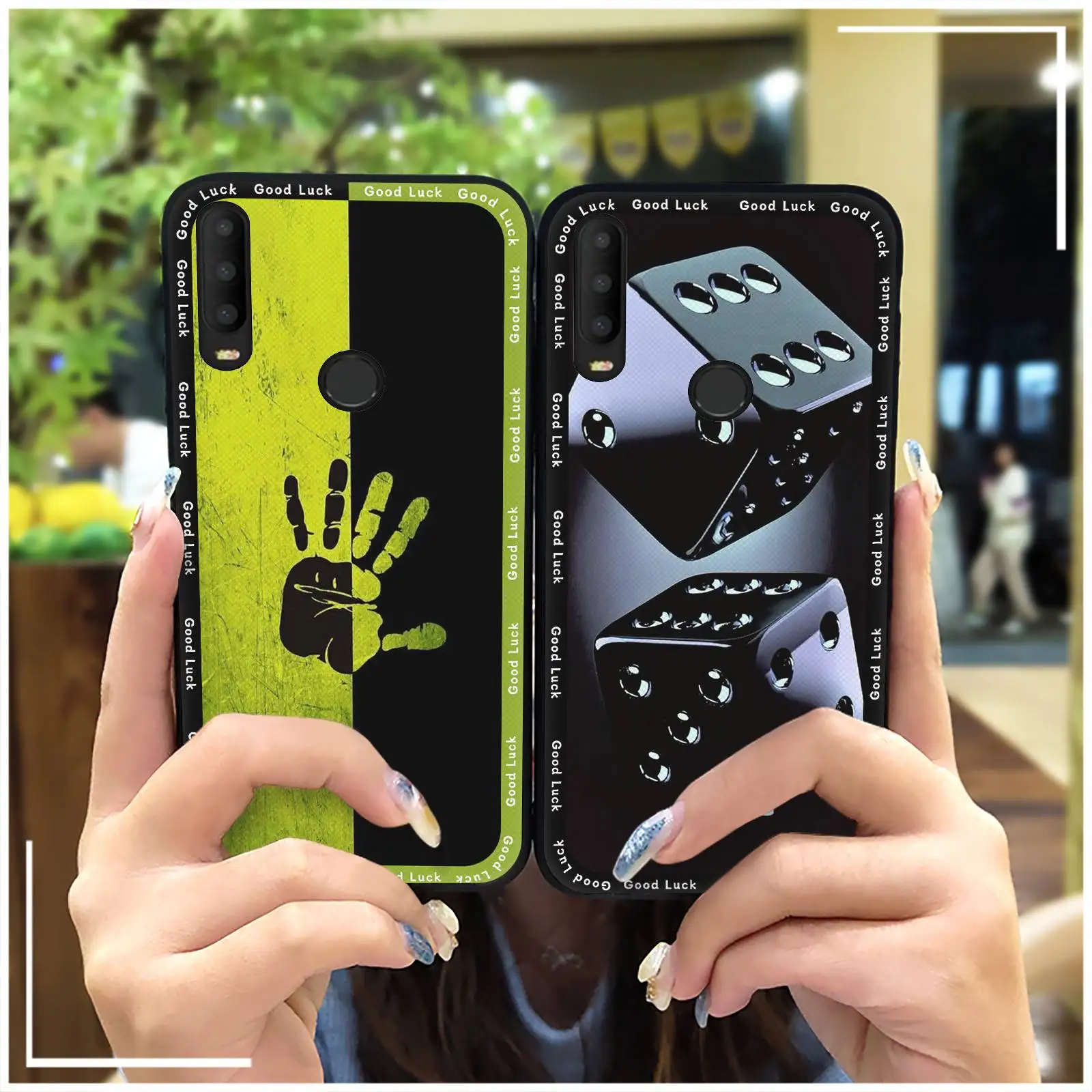 Anti-stof Fashion Design Telefoon Case Voor Alcatel 3X2019 Graffiti Achterkant Waterdichte Hoes Zachte hoes Duurzaam TPU Schattig