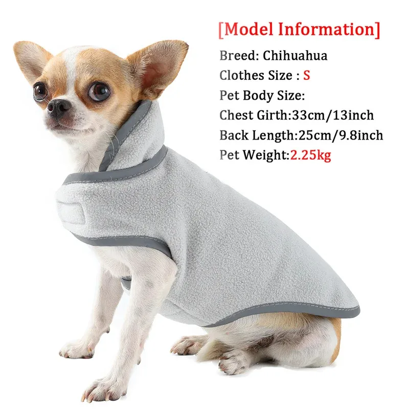 Reflective Reversible Waterproof Dog Jacket Winter Warm Vest With Leash Hole For Small Medium Dogs Cats Chihuahua Puppy