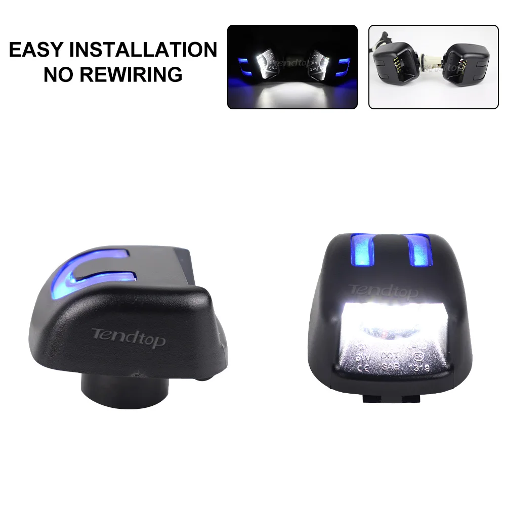 No Error White Red/Blue LED License Number Plate Lights Lamp For Nissan Titan Frontier Armada Titan Xterra Suzuki Equator